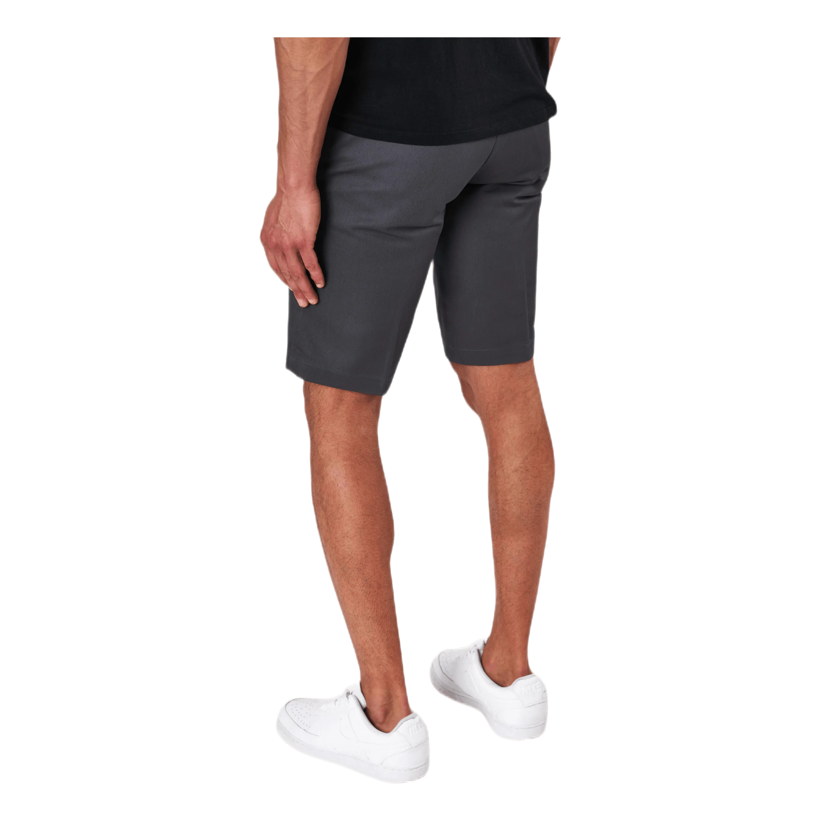 11´ Slim Straight Work Shorts Gray