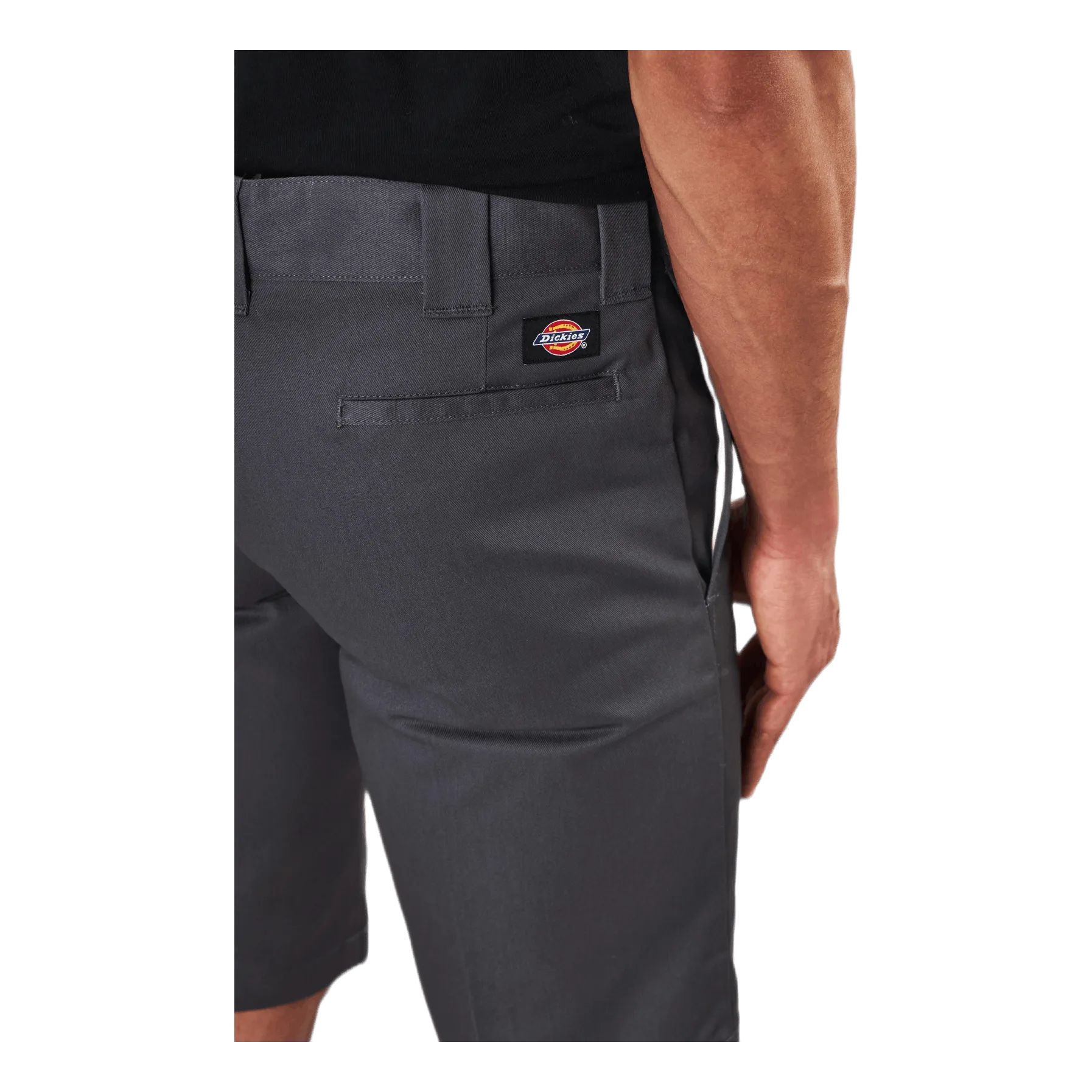 11´ Slim Straight Work Shorts Gray