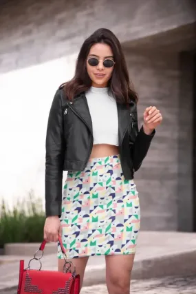 Abstract Pattren (13) Pencil Skirt
