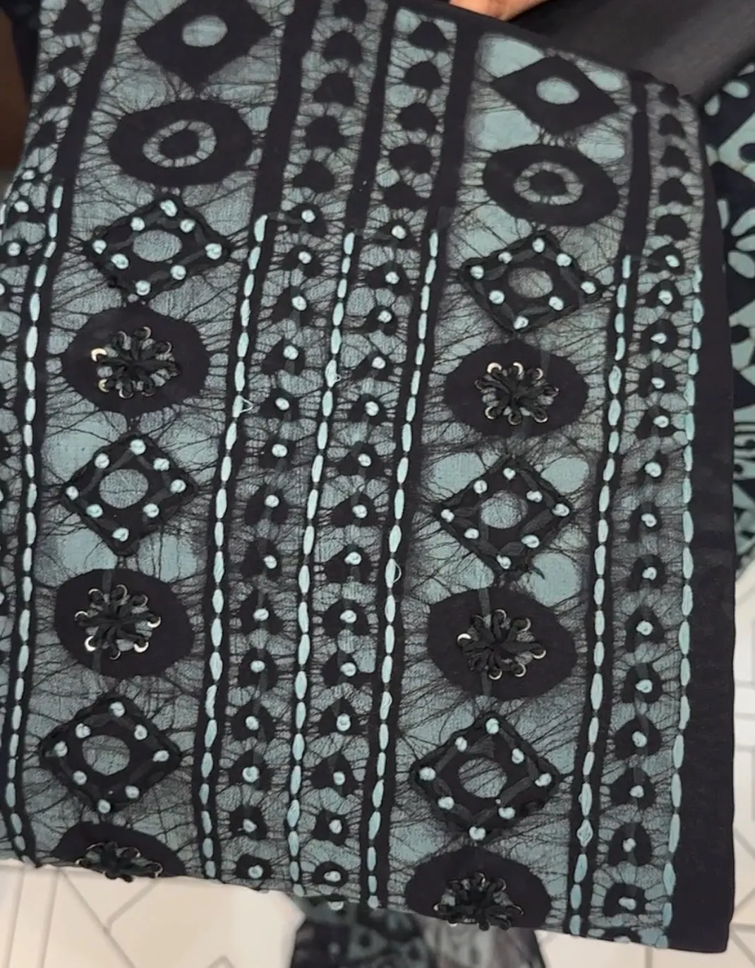 BATIK PRINTED UNSTITCHED SALWAR SUITS - IHA 14398