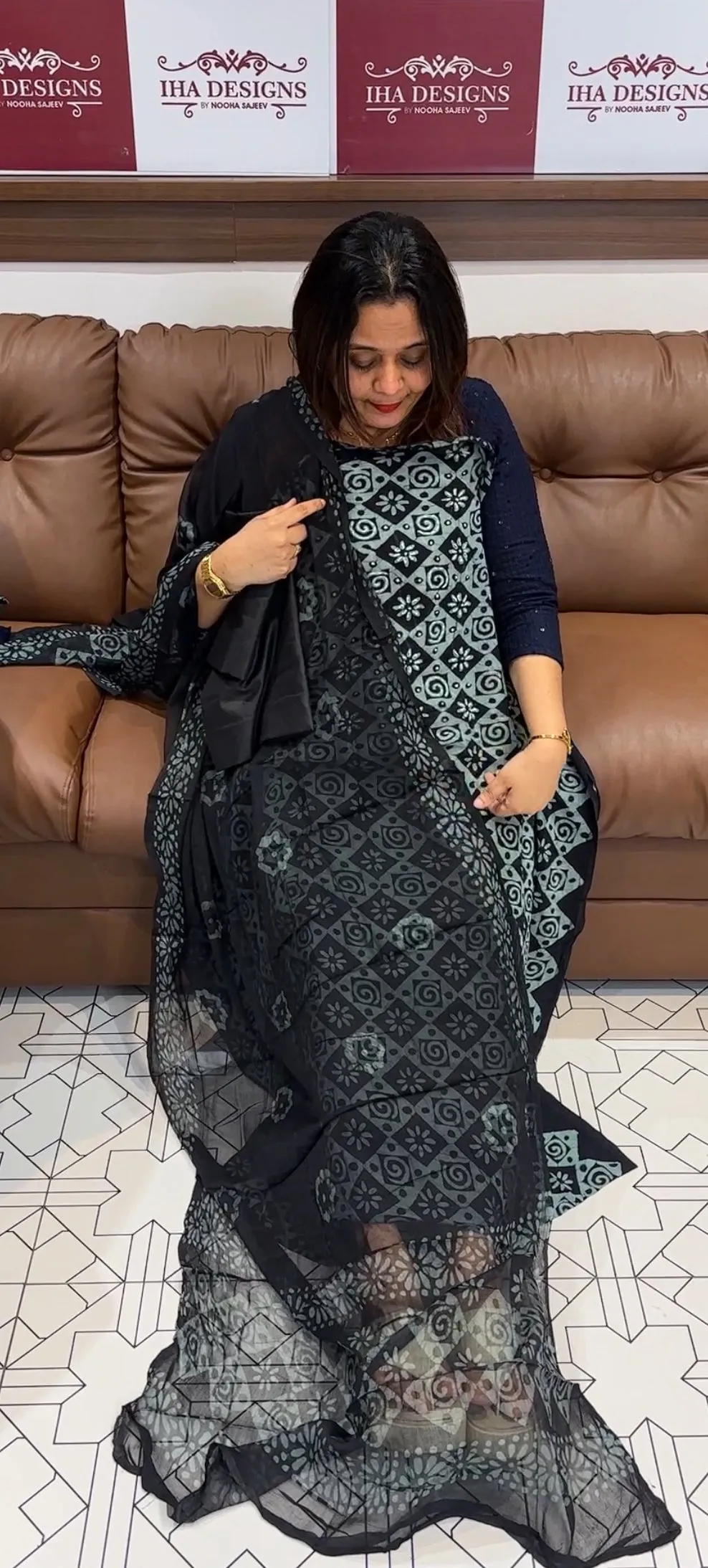 BATIK PRINTED UNSTITCHED SALWAR SUITS - IHA 14398