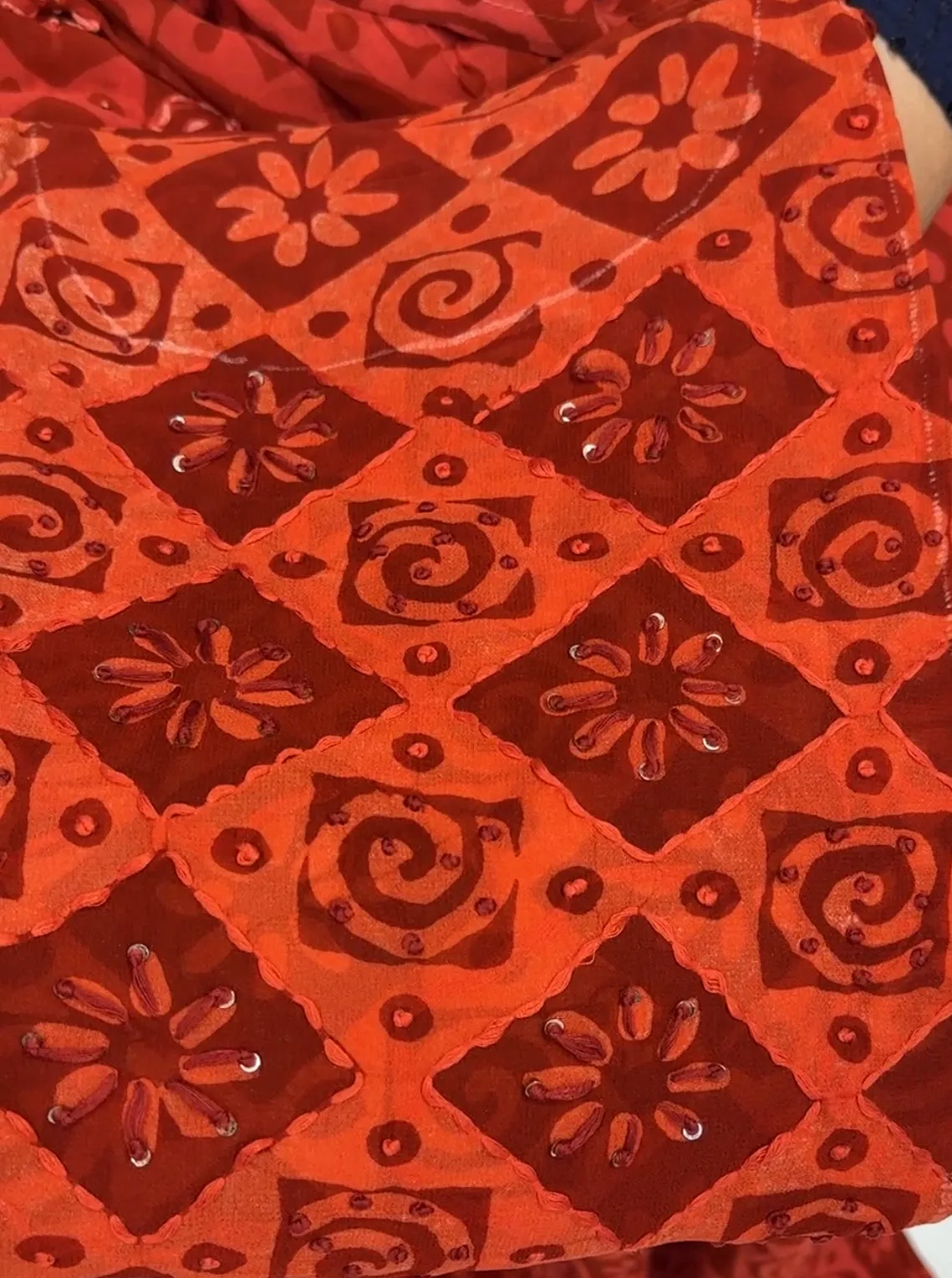 BATIK PRINTED UNSTITCHED SALWAR SUITS - IHA 14398