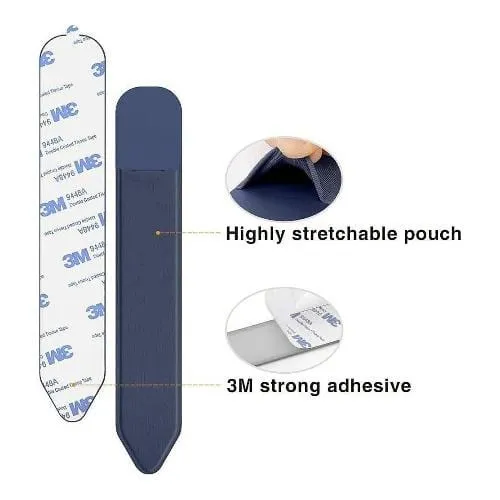 Black Adhesive Pouch Case - Apple Pencil and Samsung Stylus Pen