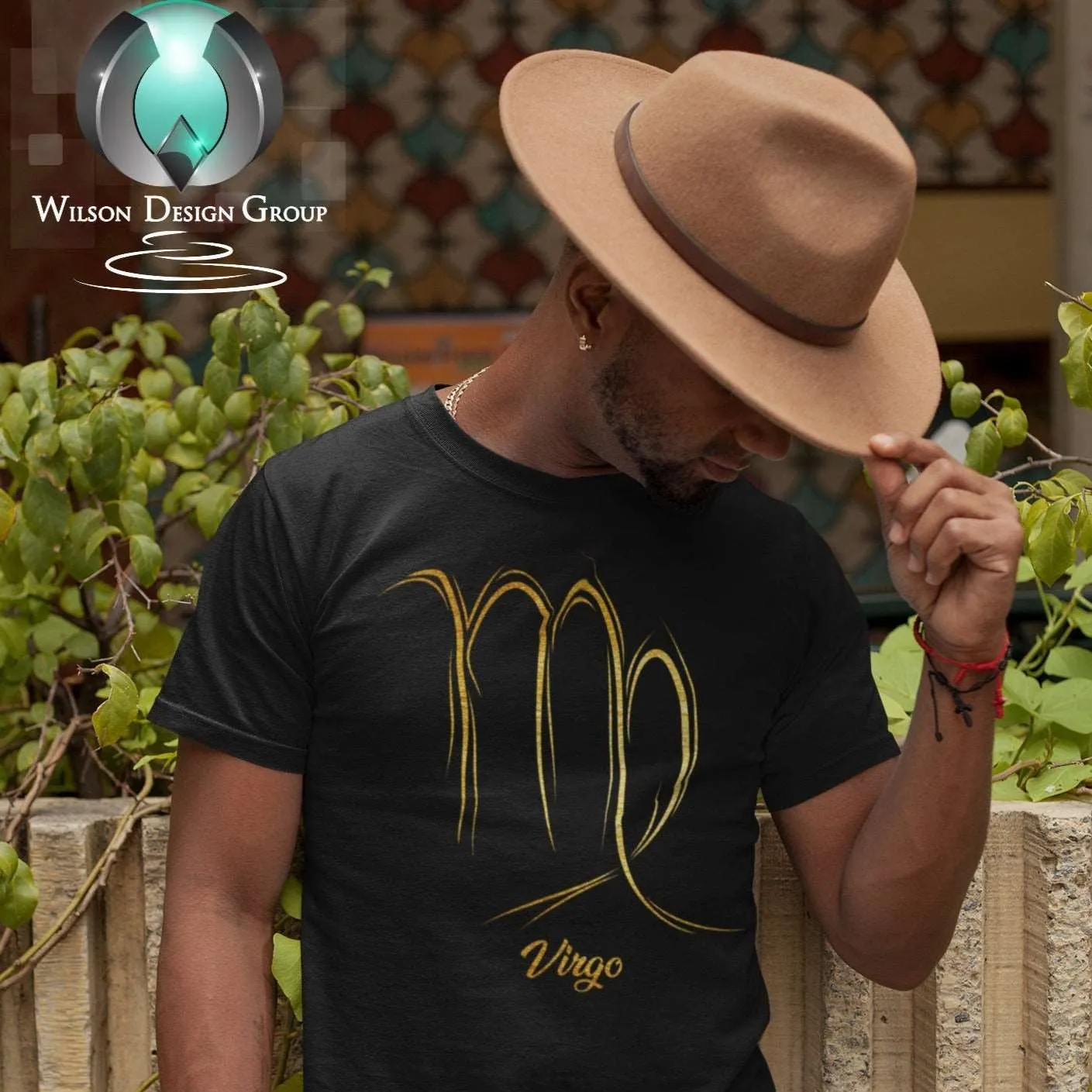 Black w/ Gold Zodiac sign Shirt