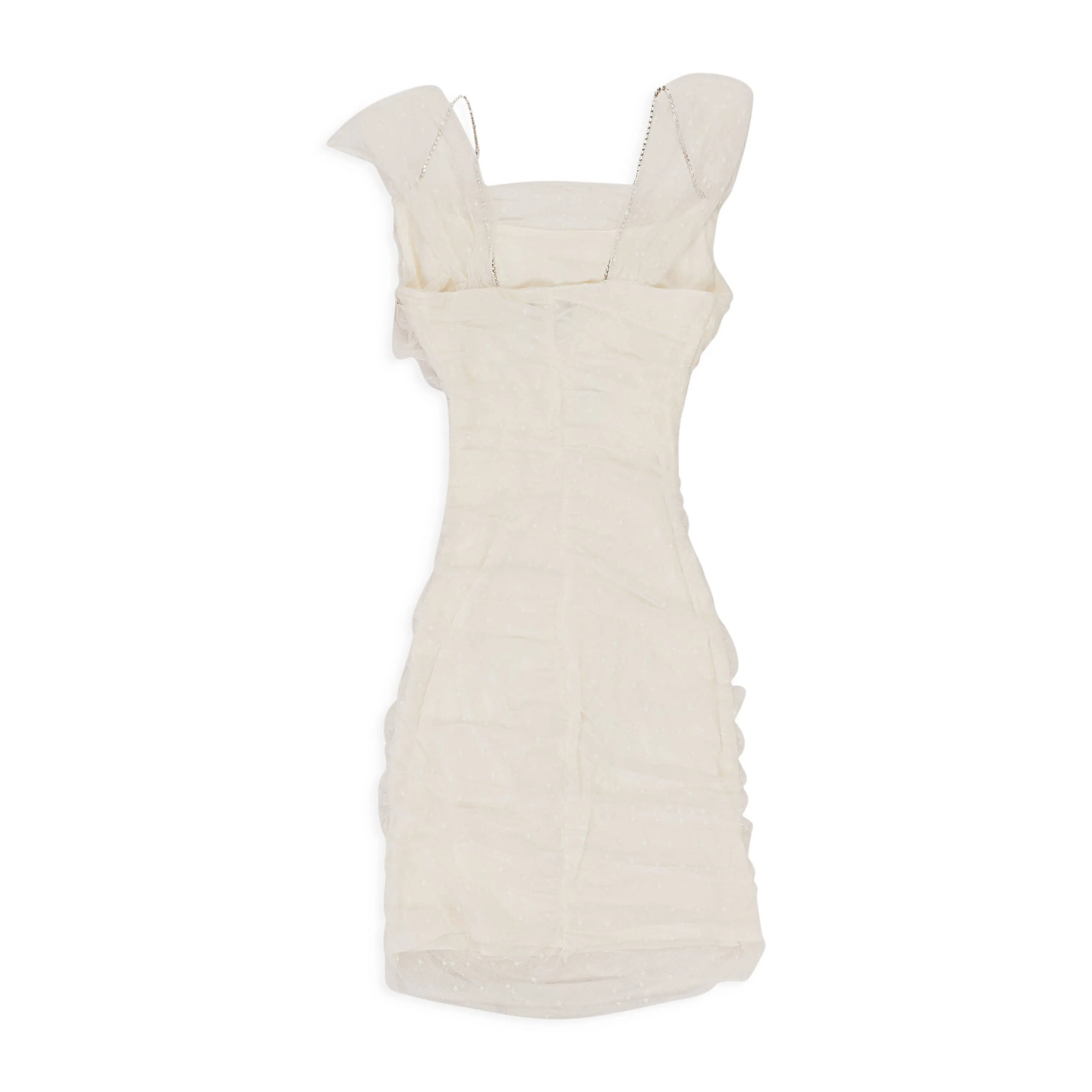 CALLIPYGIAN TANK TOP PENCIL DRESS IVORY MINI DRESS