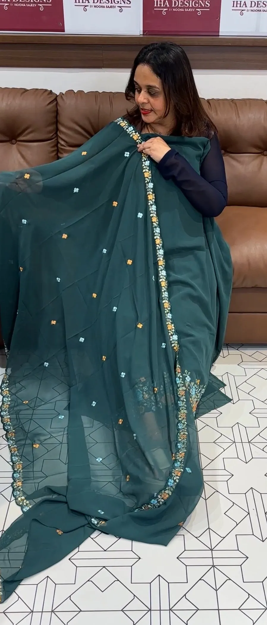 FORWARD UNSTITCHED SALWAR SUITS - IHA 14399