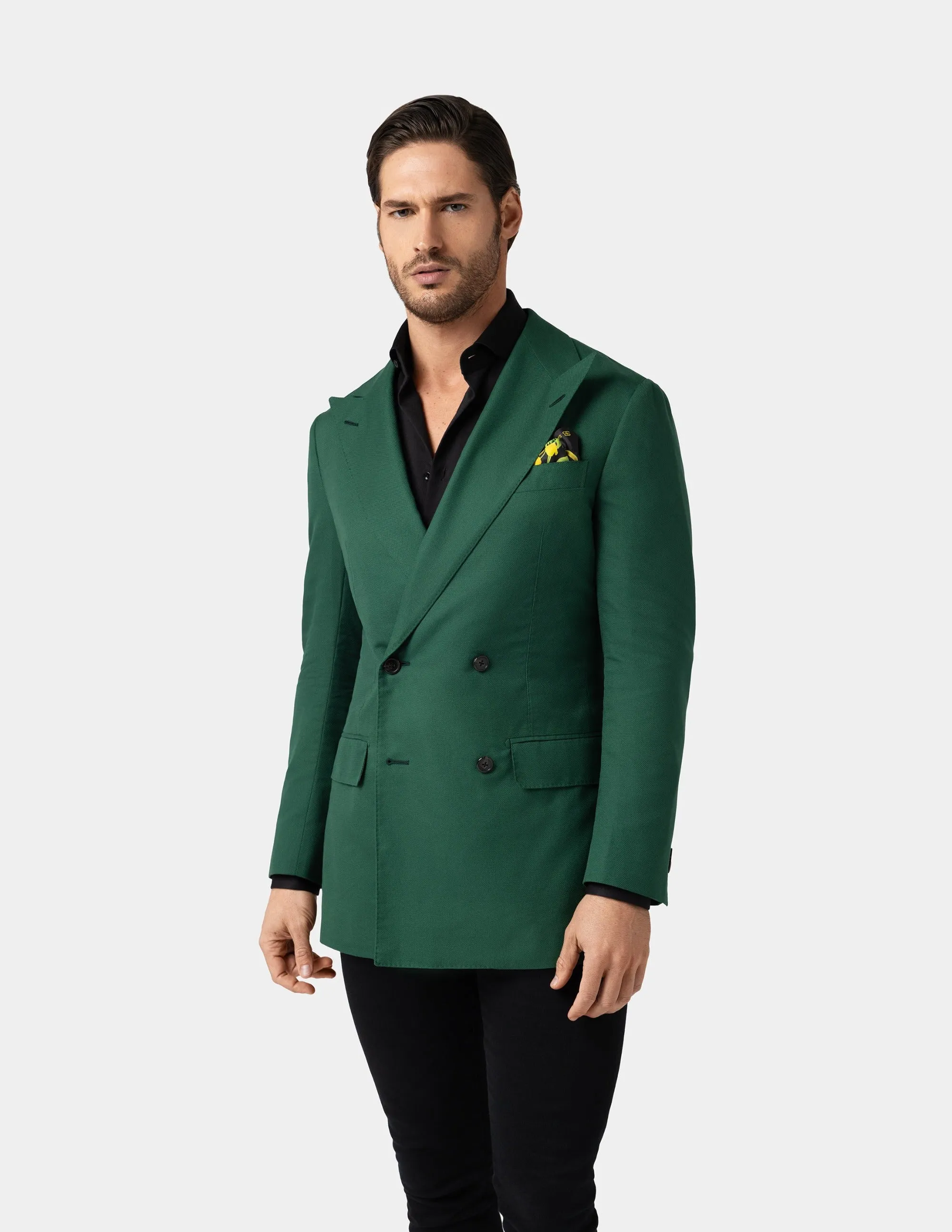 Green Double Breasted Jacket
