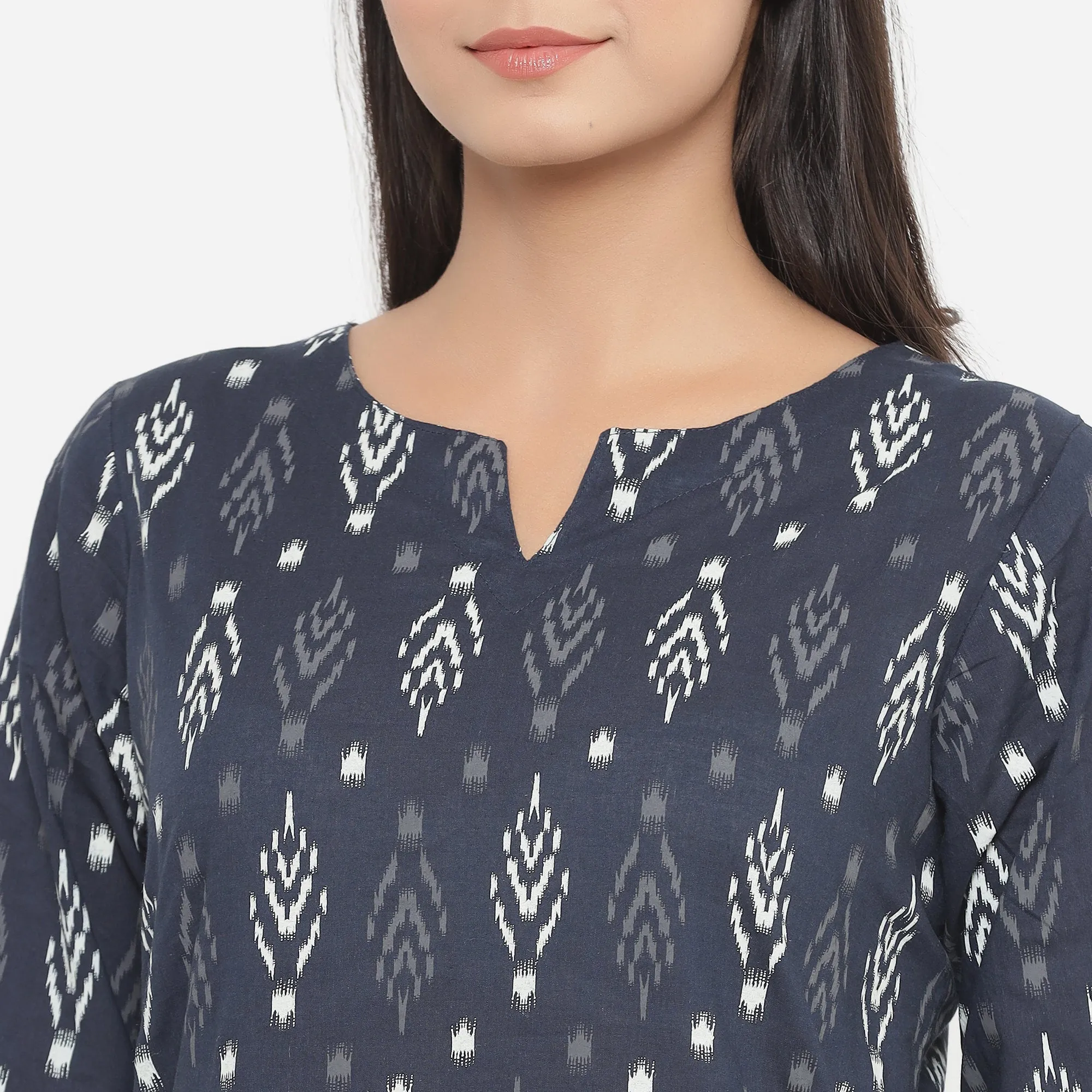 Ikat On Indigo Loungewear