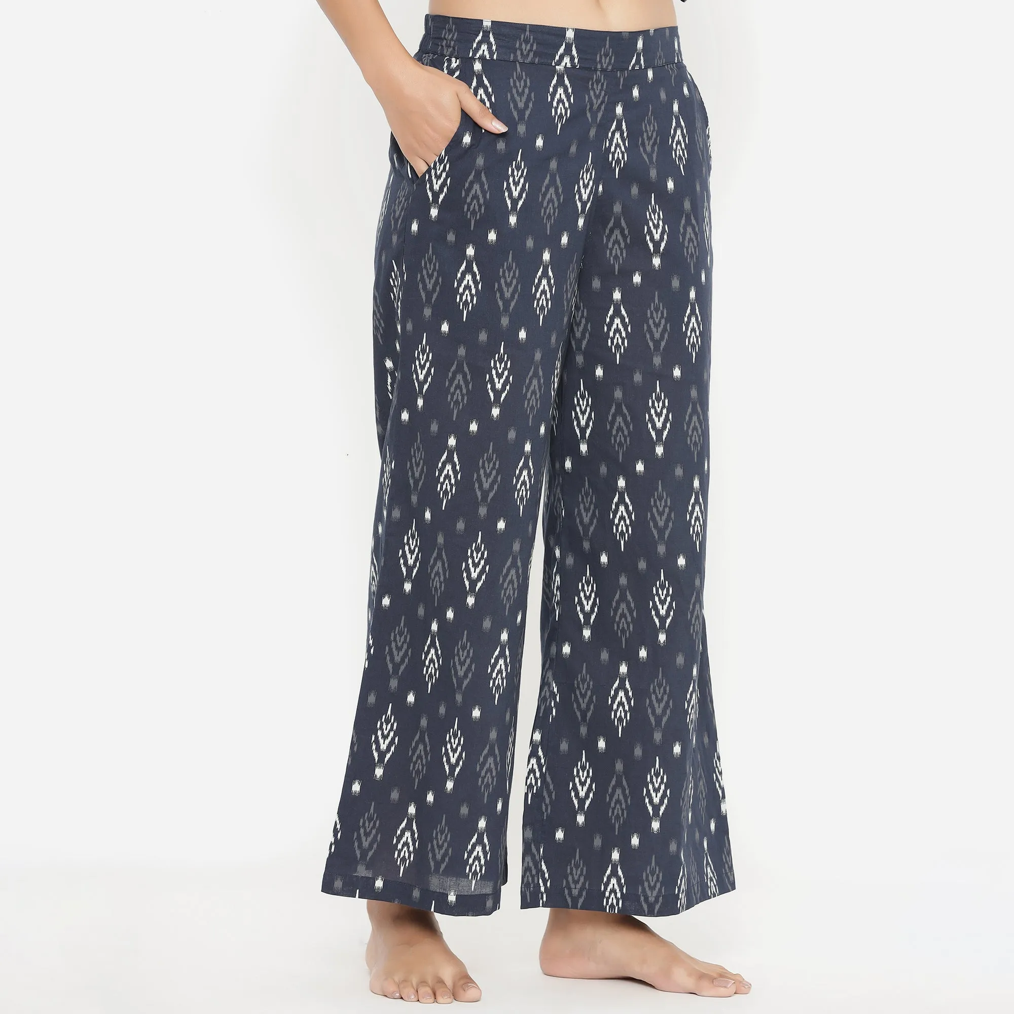Ikat On Indigo Loungewear