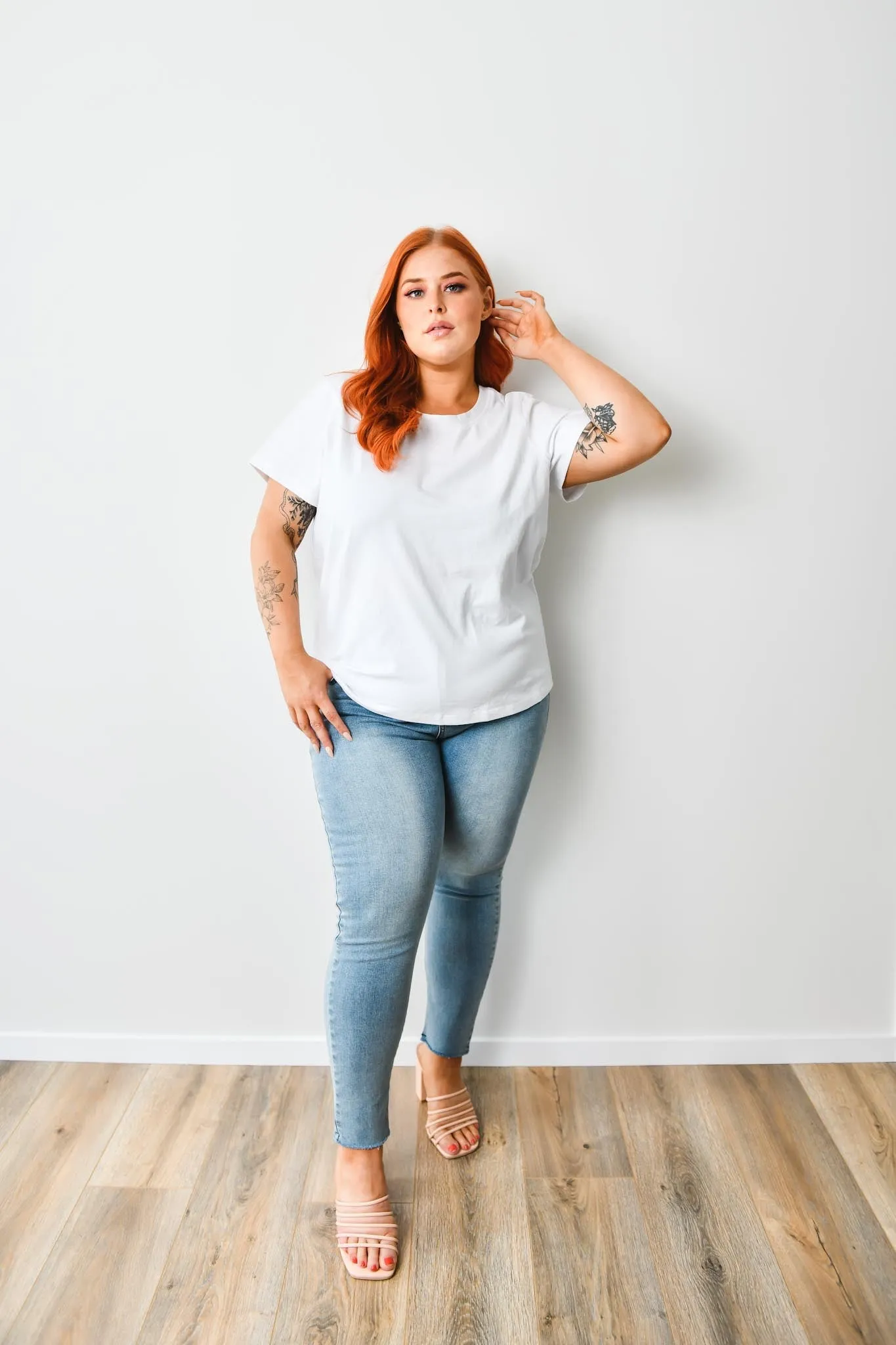 Liberty Tee - Round Neck - White