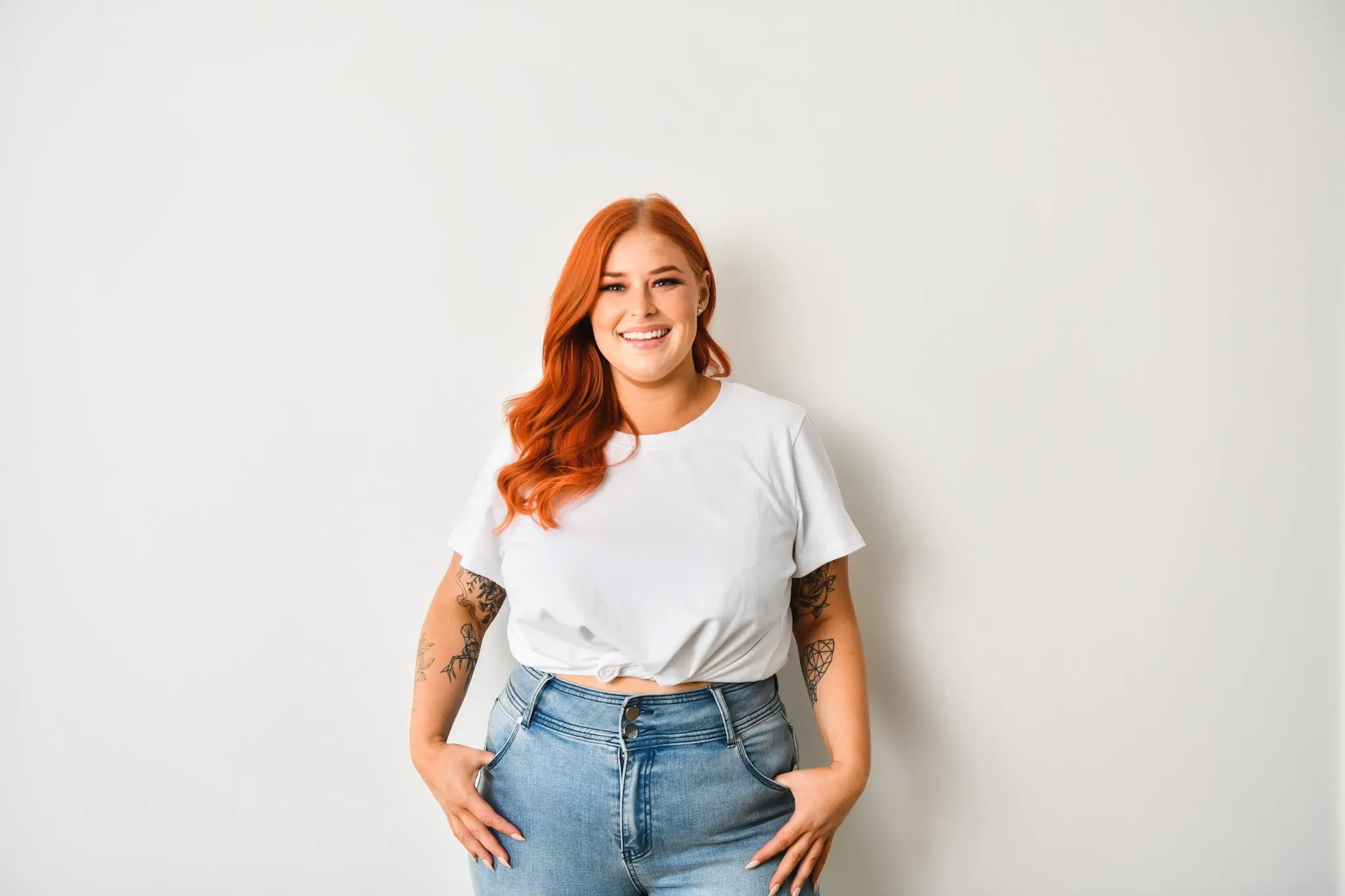 Liberty Tee - Round Neck - White