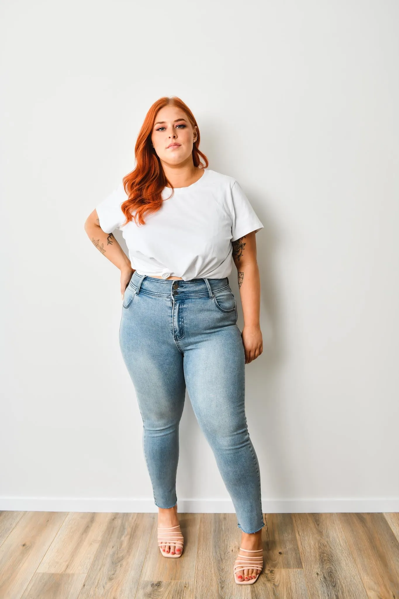 Liberty Tee - Round Neck - White