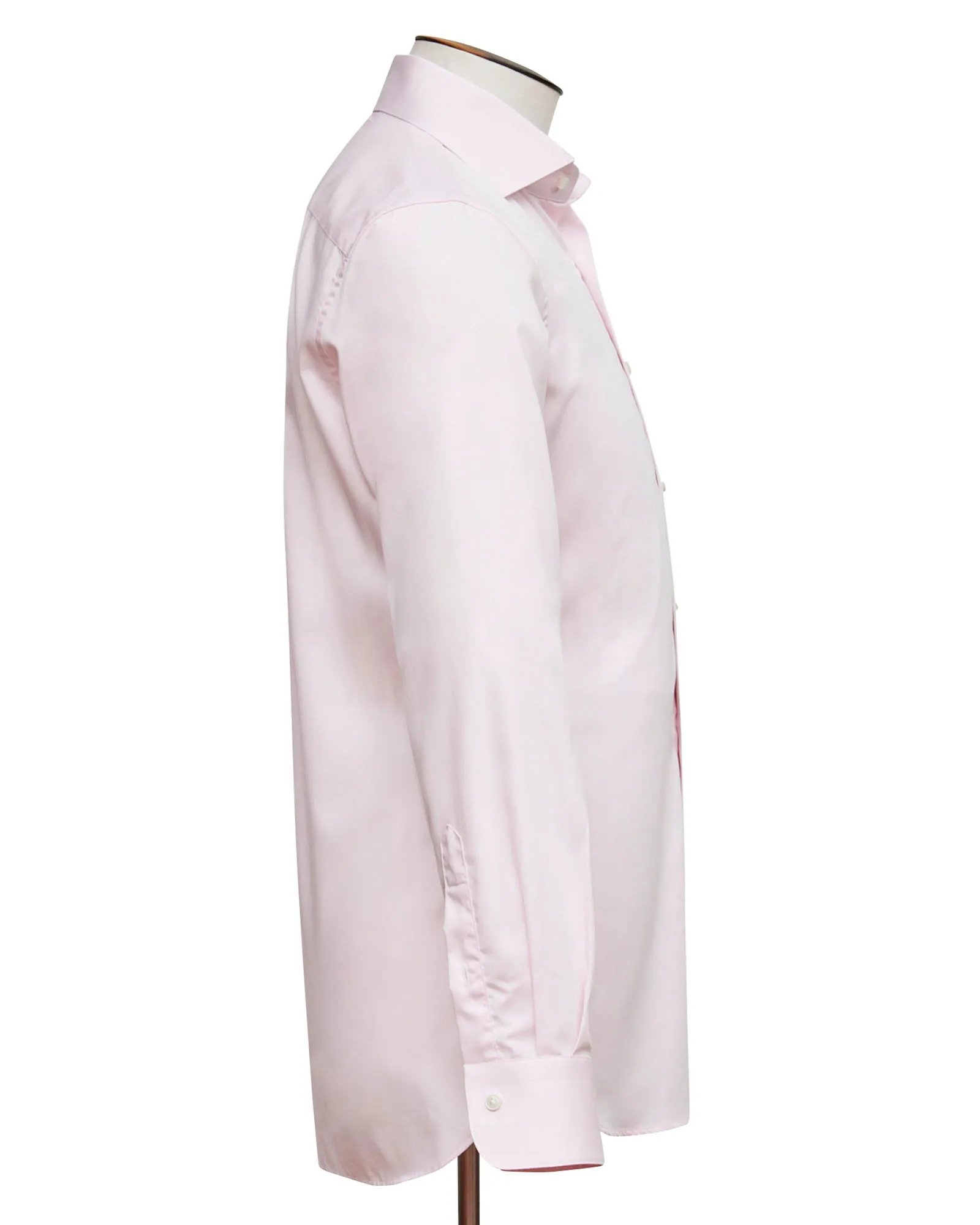 Light Pink Fine Twill Cutaway Collar Shirt