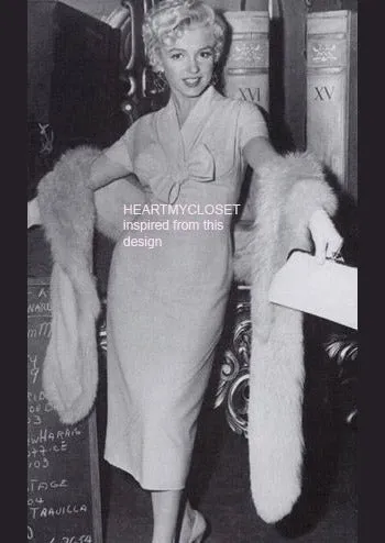 Rita - Marilyn Monroe dress with bow
