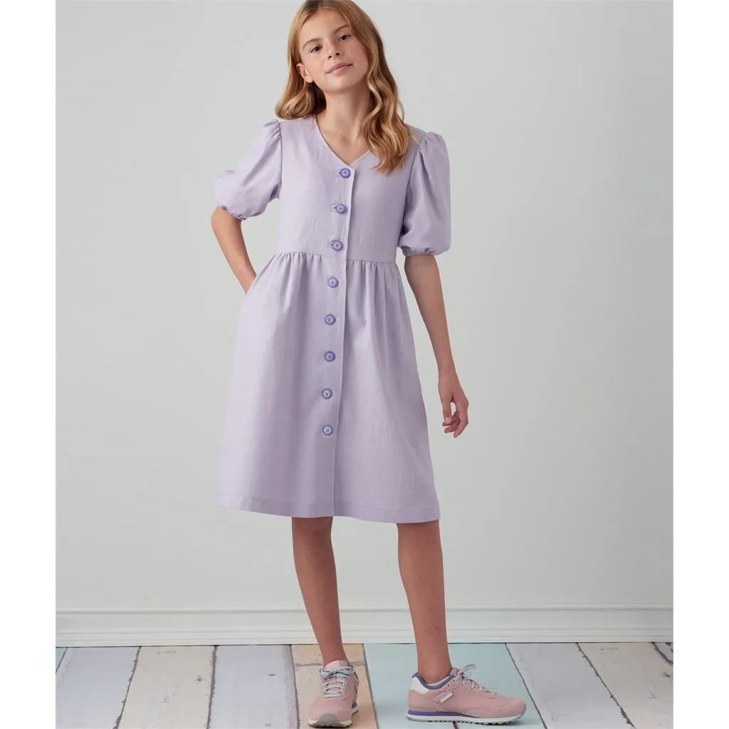 Simplicity Sewing Pattern S9281 Girls' Dresses, Top & Pants