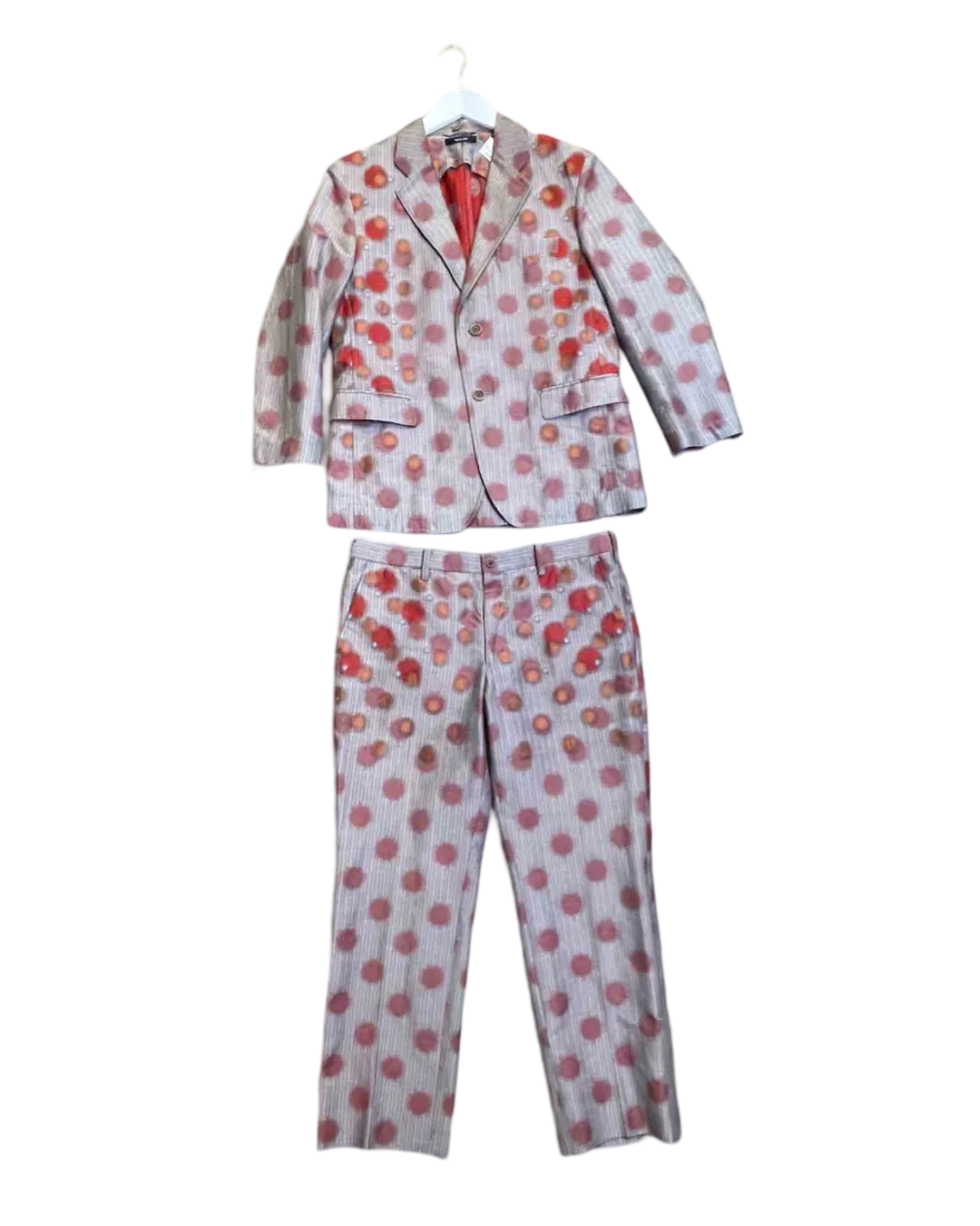 Size 1 | 32 - Issey Miyake Polka Dot Jacquard Suit
