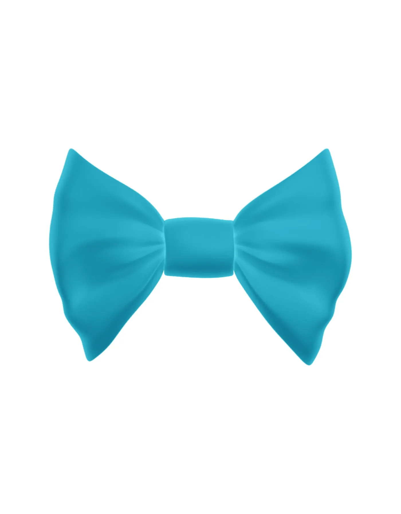 Solid Color Lycra Hair Bow