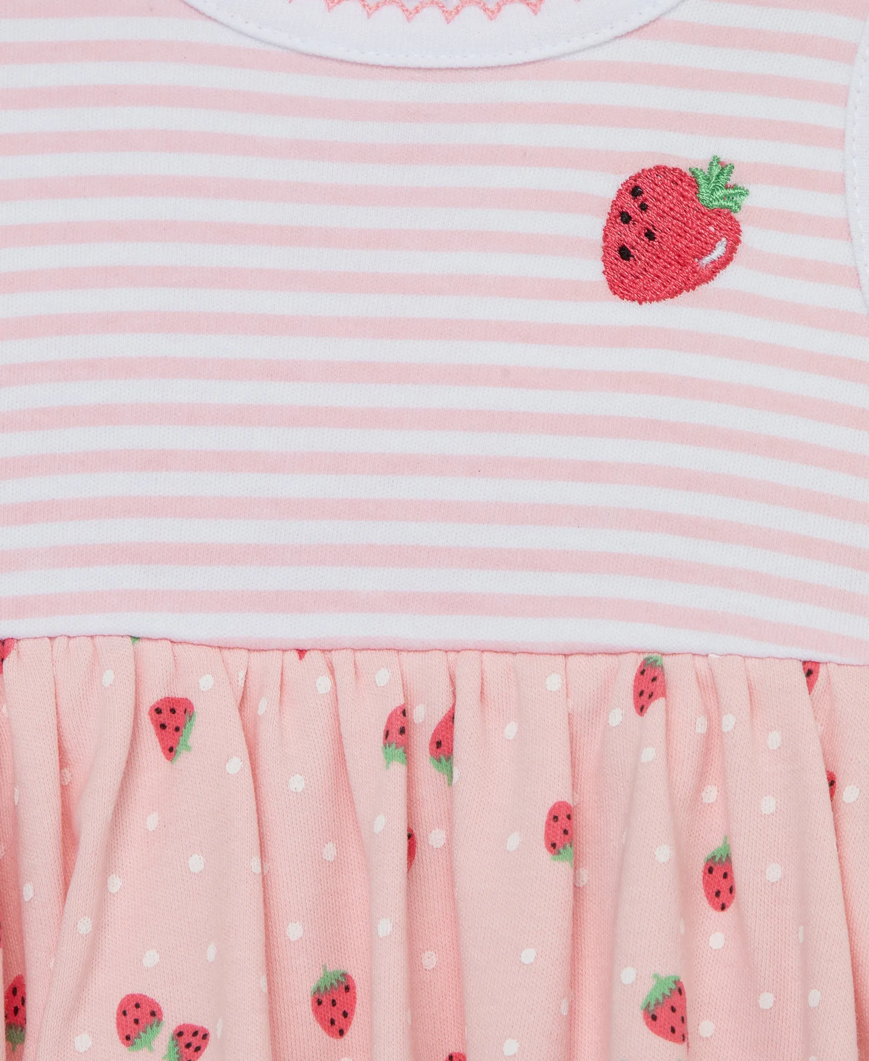 Strawberries Popover & Hat Set