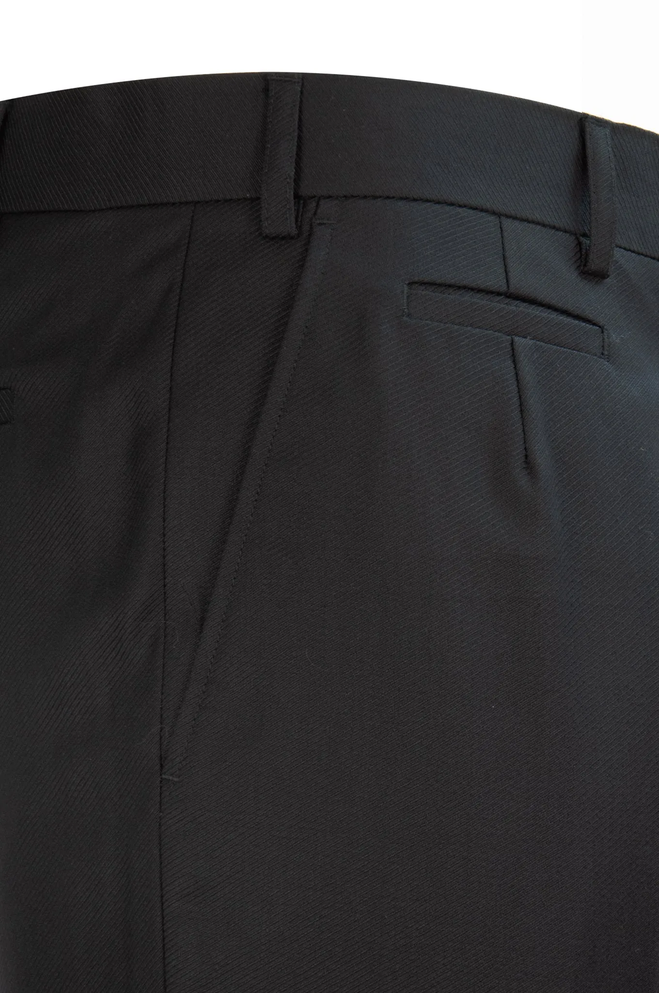 The Roald Black Twill Double Breasted Suit