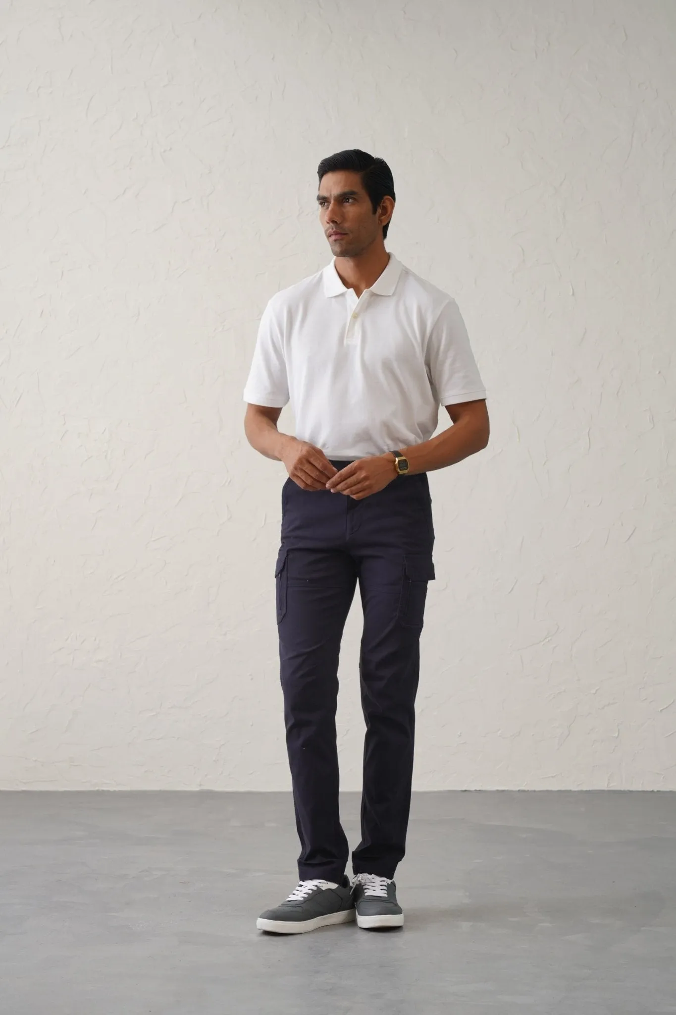 The Slim Fit Pro Cargo Pants - Navy