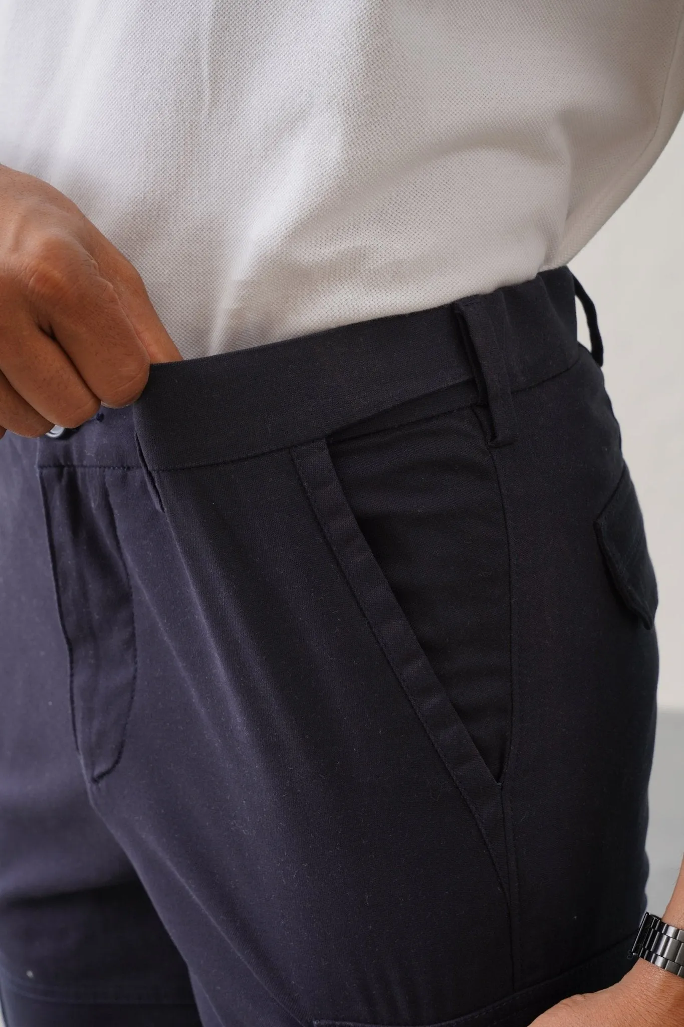 The Slim Fit Pro Cargo Pants - Navy