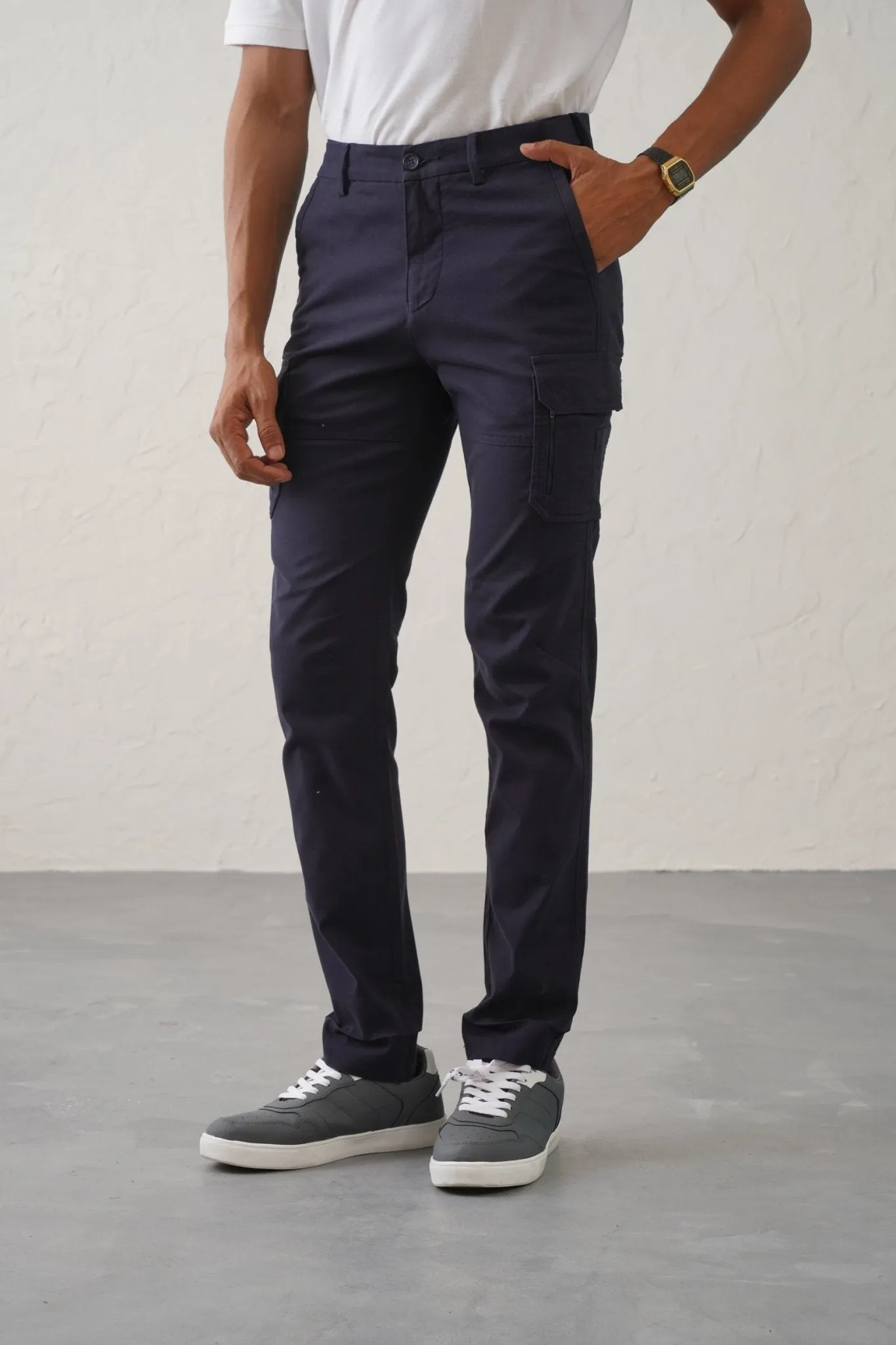 The Slim Fit Pro Cargo Pants - Navy
