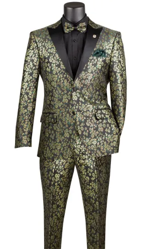 Vinci TSJQ-1-EMR Mens Tuxedo