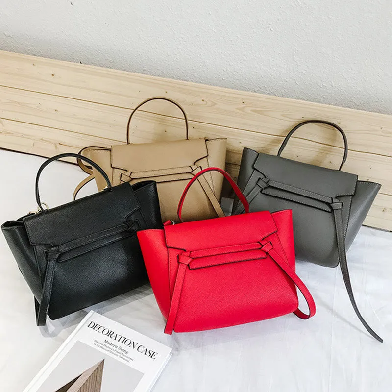 Women Fashion Crossbody Purse Satchel Large Solid Color Shoulder Handbag