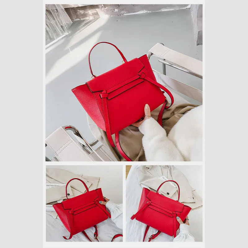 Women Fashion Crossbody Purse Satchel Large Solid Color Shoulder Handbag